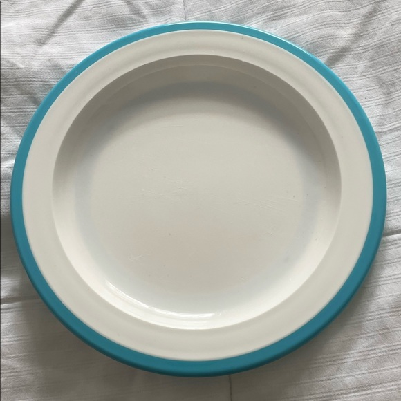 Vintage OXO child’s 2pc melmacware w/blue rubber grippy edges. EUC! - Picture 9 of 14